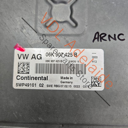 5G0906259E 06K907425B   VW Golf R MK7 Engine Control Unit ECU for 2.0 CJXB Petrol Engine 06K907425B 5G0906259E