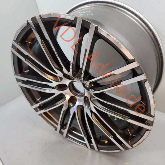 95836214220 KPL    1x Porsche Cayenne 21in 21x10 Alloy Wheel Turbo Design 95836214220 #03