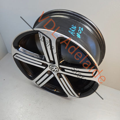     Genuine VW Golf R MK7 5 Spoke CADIZ 19 x 8 ET50 Alloy Wheel Rim #02