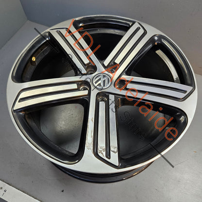     Genuine VW Golf R MK7 5 Spoke CADIZ 19 x 8 ET50 Alloy Wheel Rim #03