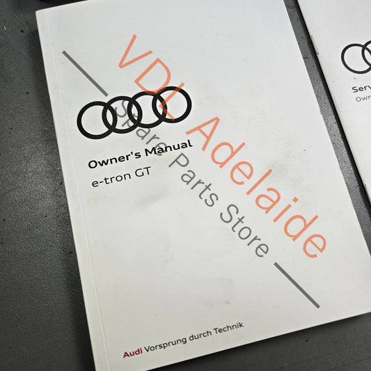     Audi E-Tron GT Owners Books
