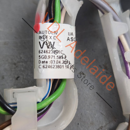     VW Golf R Gti MK7 Airbag Wiring Set for Steering Wheel with Multifunction Buttons 5G0971584E