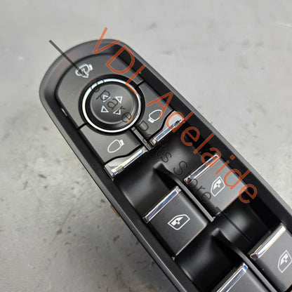 7PP959858AH DML    Porsche Cayenne 958 92A Drivers Master Power Window Switch 7PP959858H DML 7PP959858AH DML