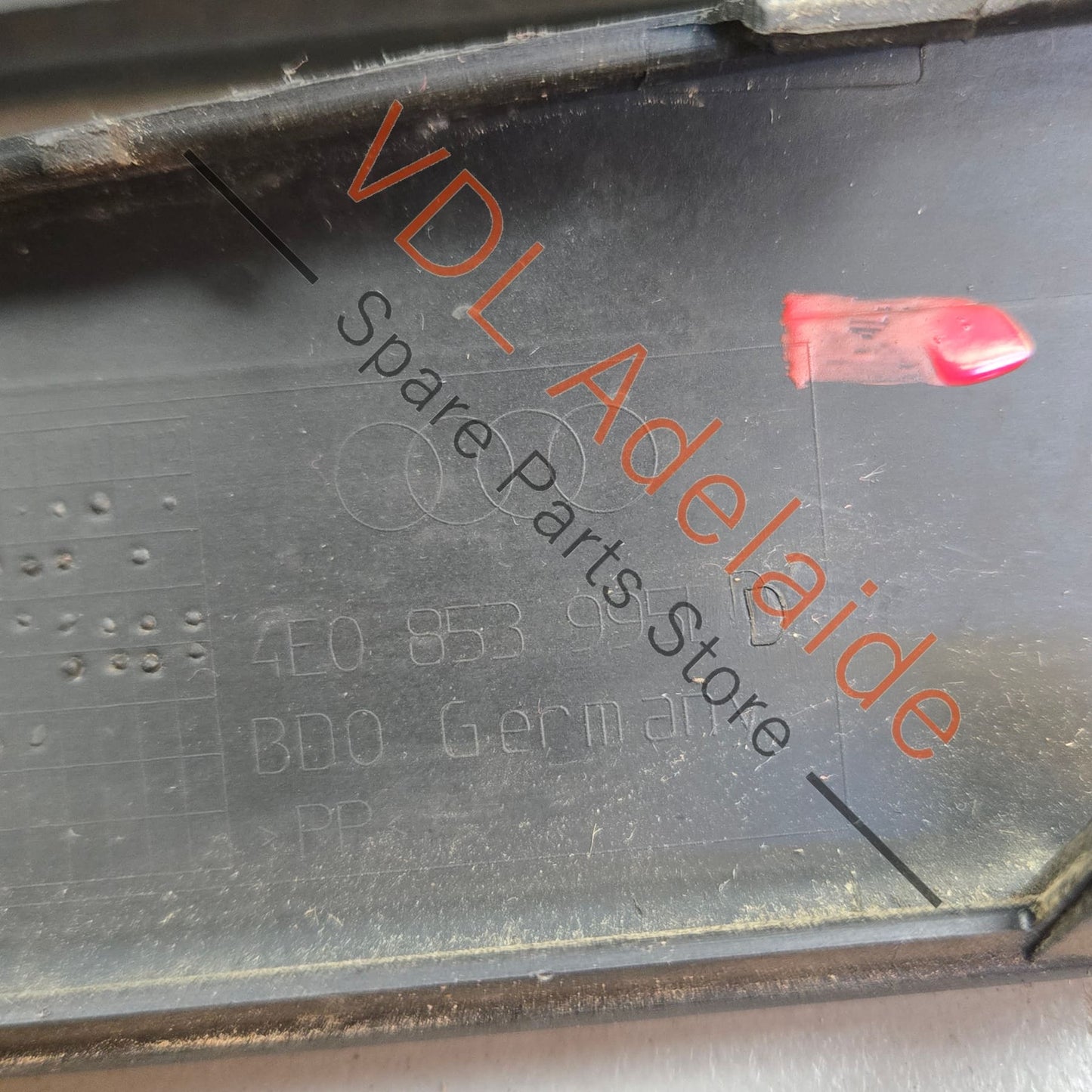 4E0853995F    Set of 4 Audi S8 Door Name Scuff Plates 4E0853985 4E0853995F