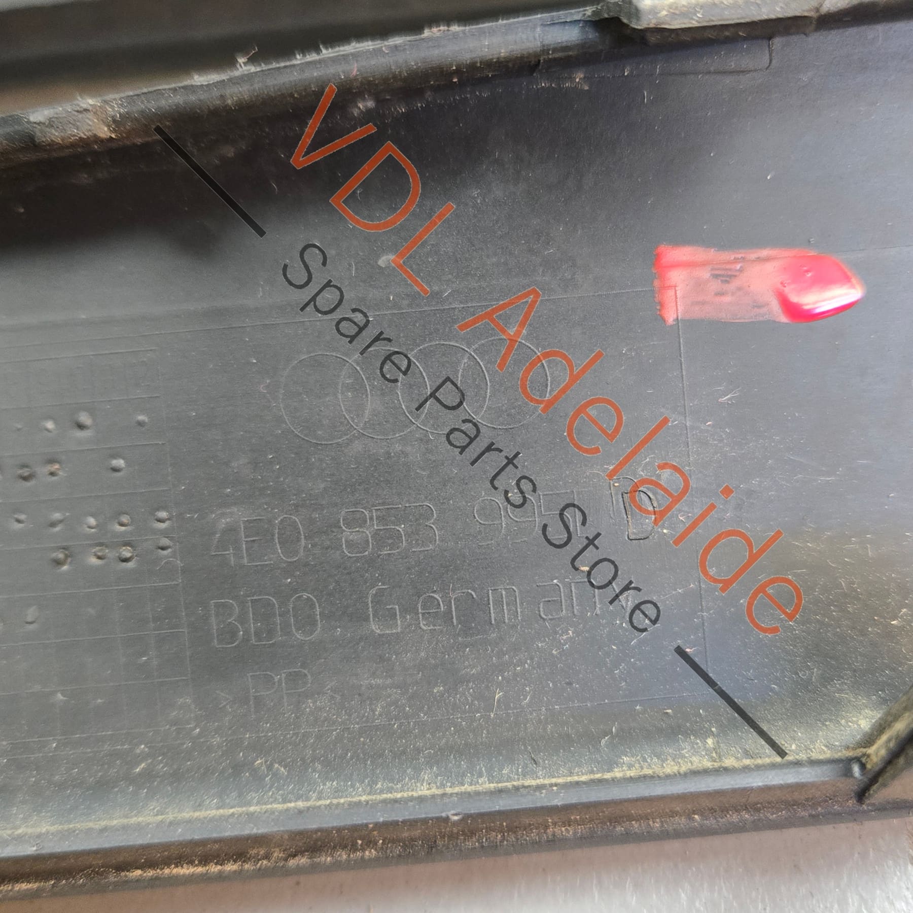 4E0853995F    Set of 4 Audi S8 Door Name Scuff Plates 4E0853985 4E0853995F