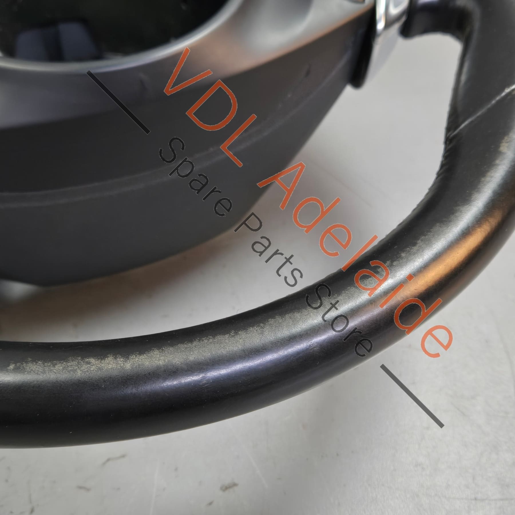 7PP959537AK    Porsche Cayenne 958 Panamera 911 Multifunction Steering Wheel Black Leather