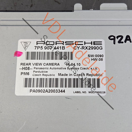 95861804500    Porsche Cayenne 958 92A Rear View Camera Control Unit 7P5907441B 95861804500