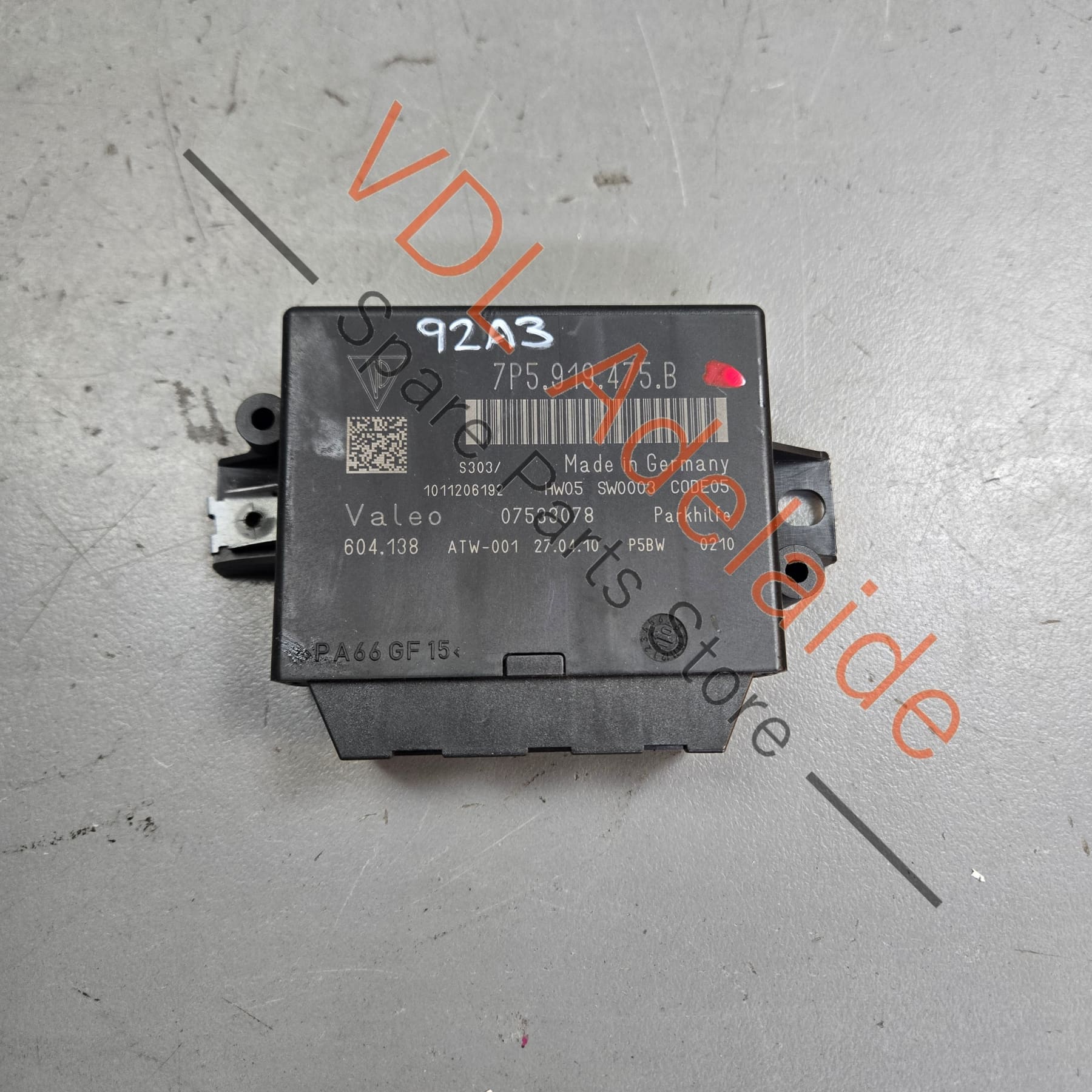 958 618 042 00    Porsche Cayenne 958 92A Parking Aid Control Unit ECU 7P5919475B 95861804200