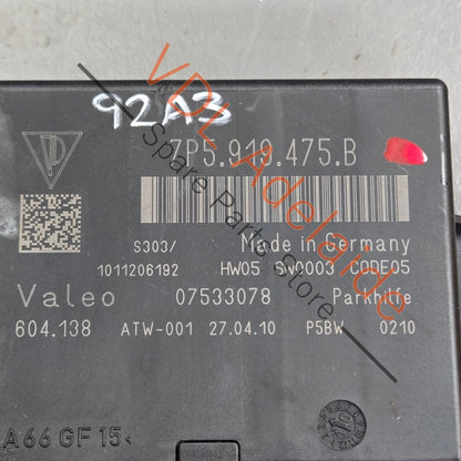958 618 042 00    Porsche Cayenne 958 92A Parking Aid Control Unit ECU 7P5919475B 95861804200