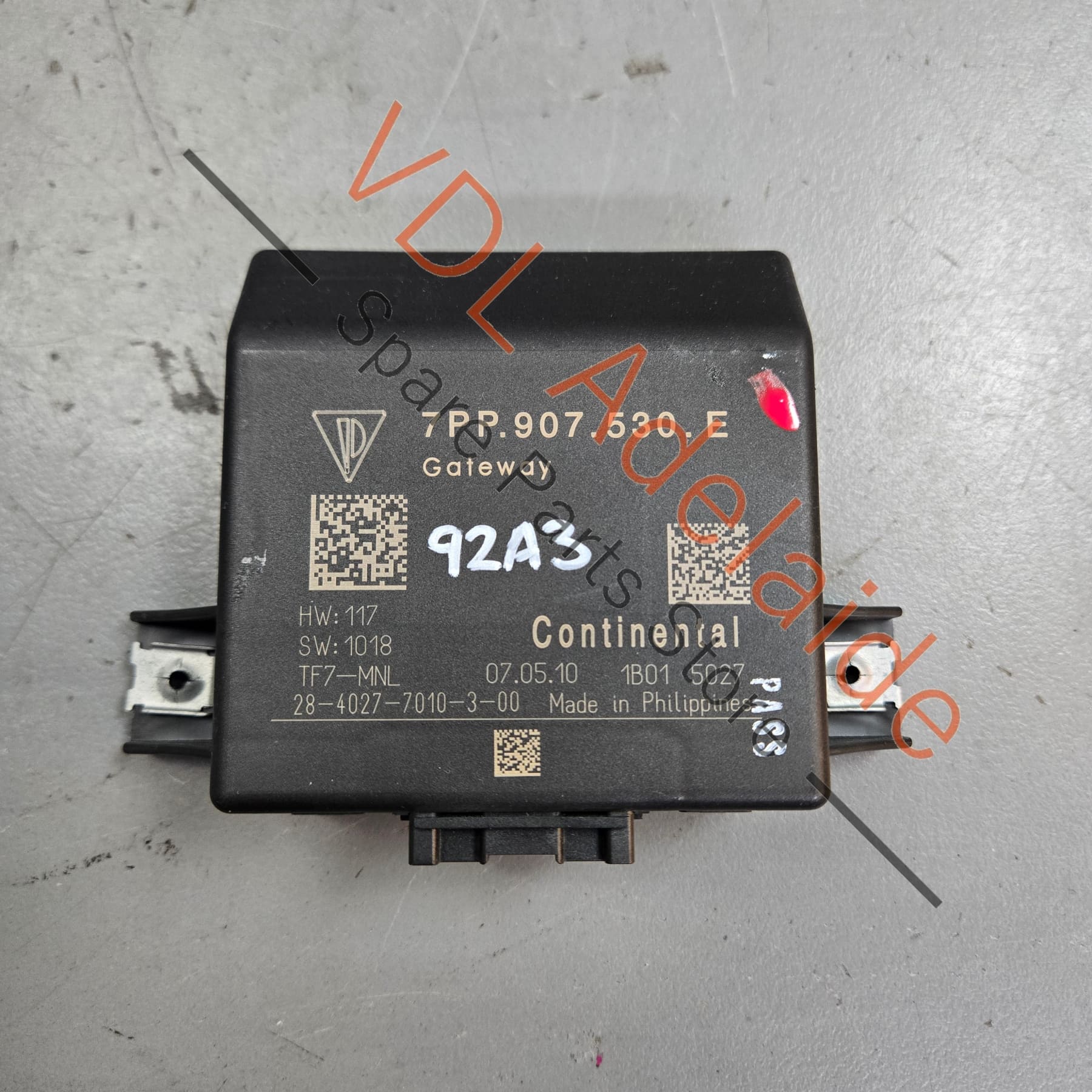 7PP907530R 95861012701   Porsche Cayenne 958 92A Diagnostic Gateway Control Unit Module ECU 7PP907530E 7PP907530R 95861012701