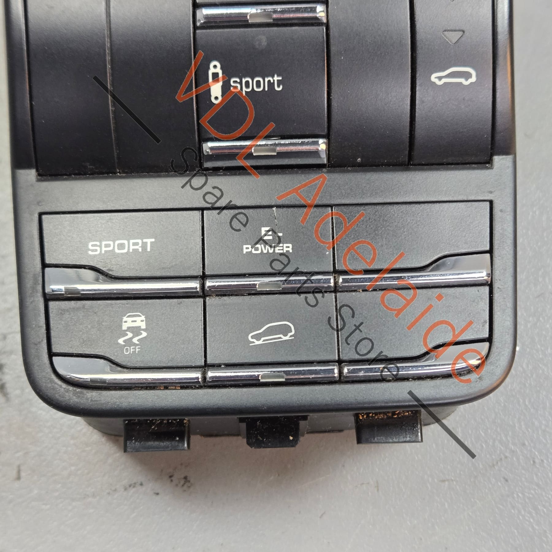 958 613 131 00 7P5927127 7P5927521  Porsche Cayenne Hybrid 958 Switch Air Suspension Ride Height Control and Drive Mode Descent Control