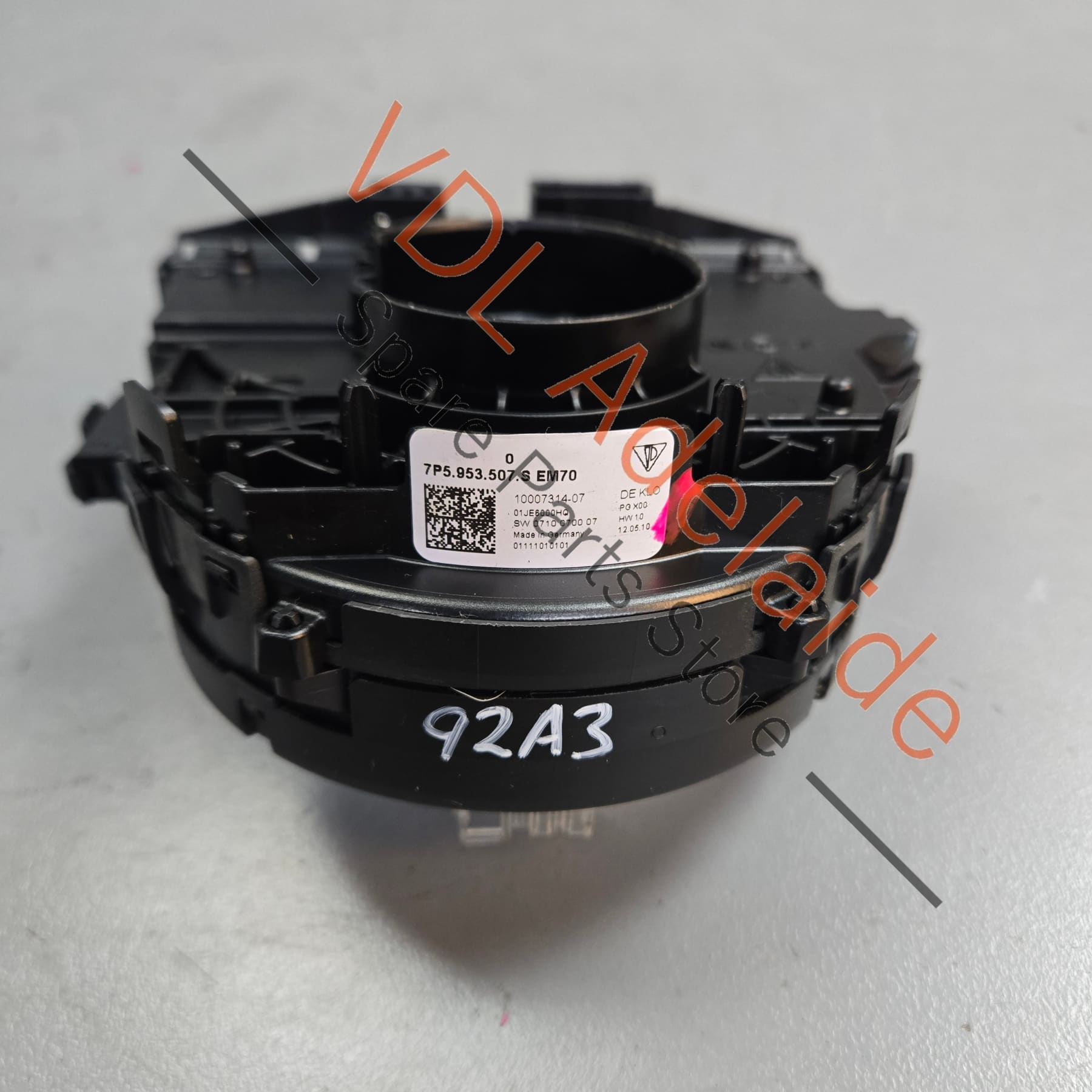 7P5953507S    Porsche Cayenne 958 92A Clock Spring Steering Column Squib Ring Clockspring 95865256800 95865256804 7P5953507S