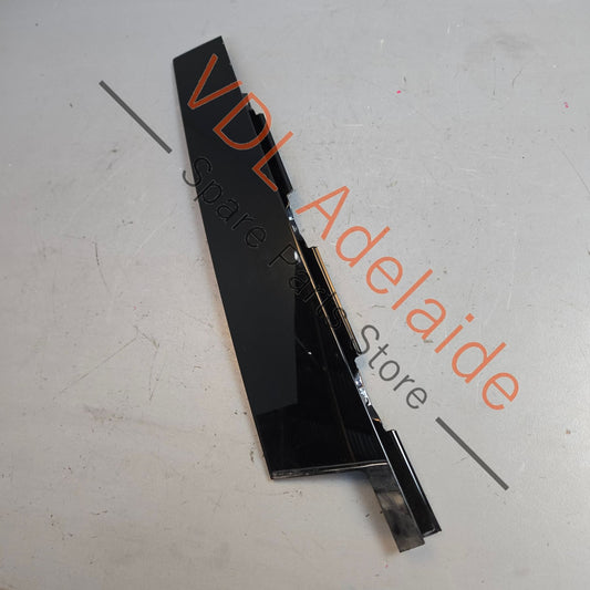 7P5853318    Porsche Cayenne Front Right Door B Pillar Exterior Moulding Trim 7P5853318 95855931801 GW1 Gloss Black