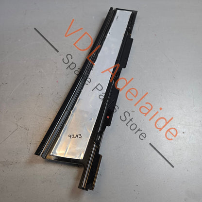 7P5853352    Porsche Cayenne Rear Right Door B Pillar Exterior Moulding Trim 7P5853352 95855935202 GW1 Gloss Black