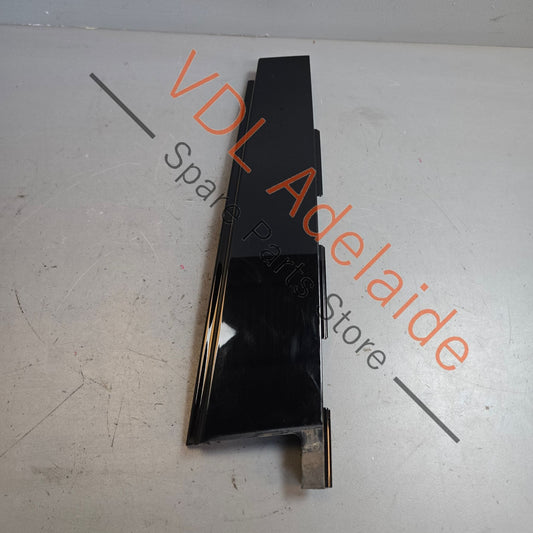 7P5853352    Porsche Cayenne Rear Left Door B Pillar Exterior Moulding Trim 7P5853351 95855935102 GW1 Gloss Black