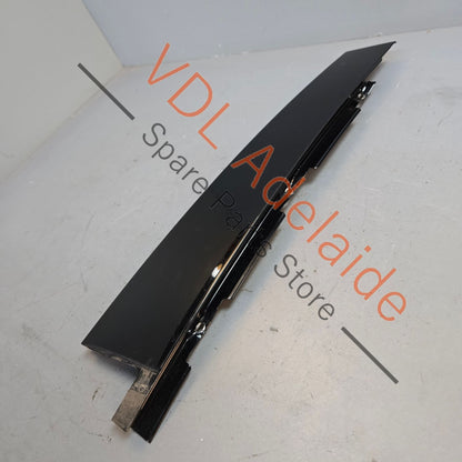 7P5853352    Porsche Cayenne Rear Left Door B Pillar Exterior Moulding Trim 7P5853351 95855935102 GW1 Gloss Black