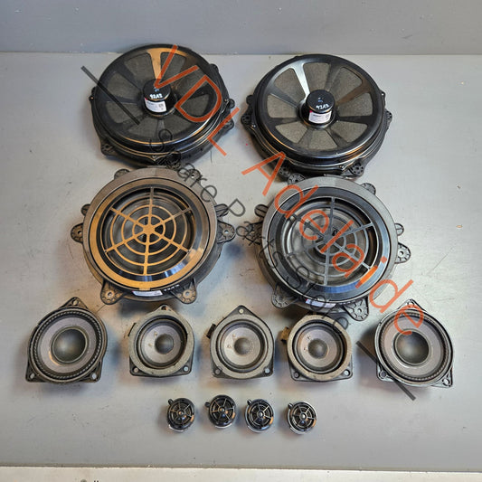 7PP035454E    Porsche Cayenne 958 Bose Speaker Set High & Mid 7PP035454E 7PP035415F