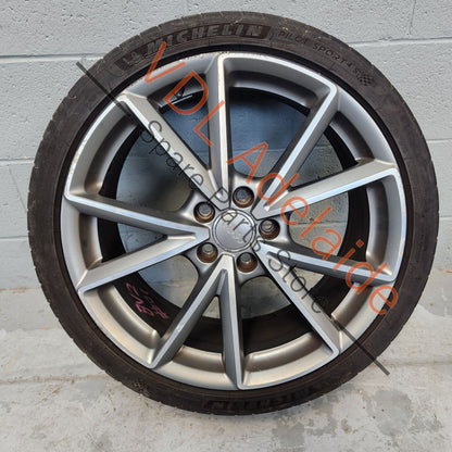 8V0601025AT 8V0601025FE   Audi A3 S3 8V 19in 19x8 Alloy Wheel Genuine OEM 8V0601025AT 8V0601025FE #01