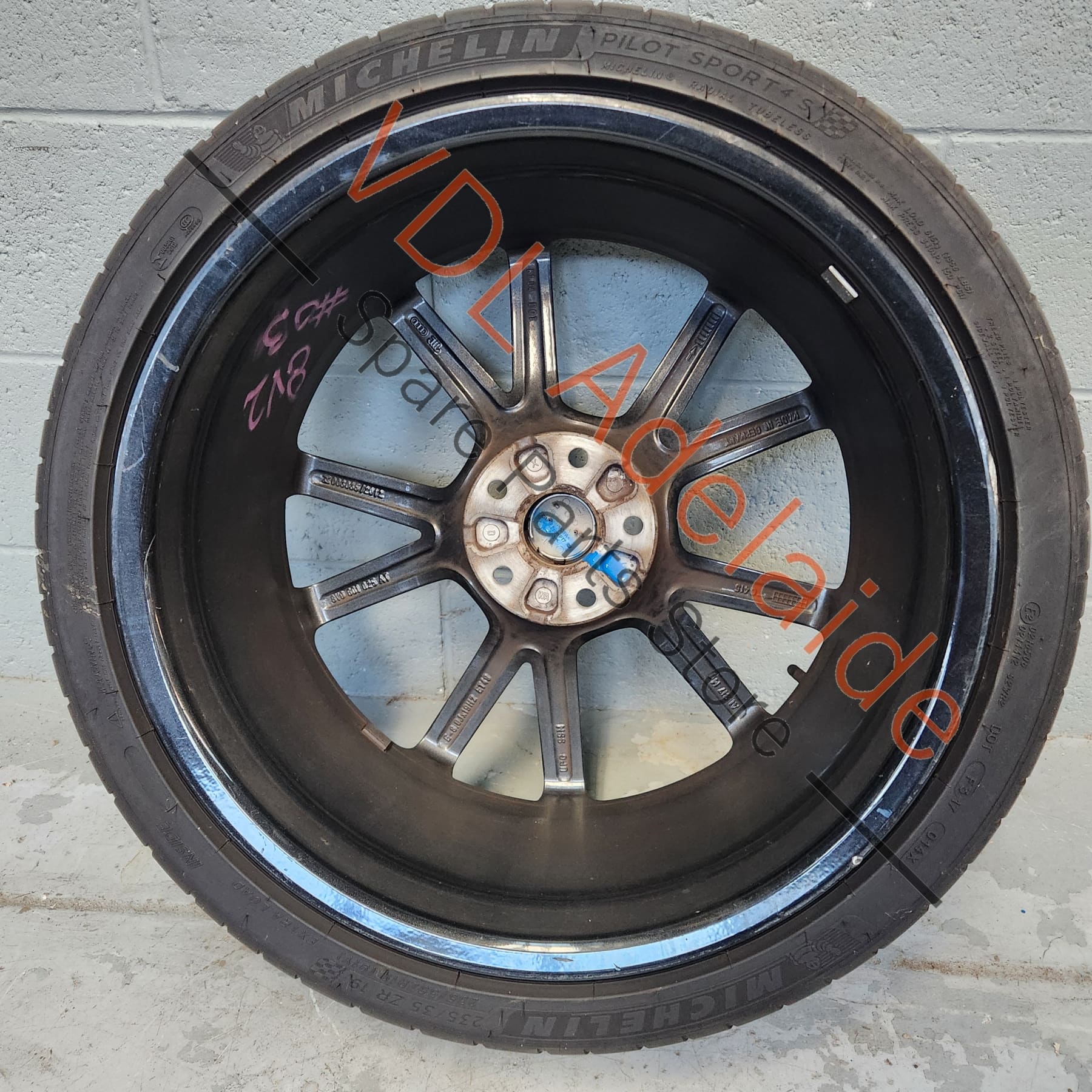 8V0601025AT 8V0601025FE   Audi A3 S3 8V 19in 19x8 Alloy Wheel Genuine OEM 8V0601025AT #03
