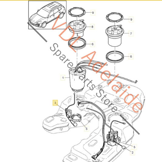 95862083202 7P0919673A   Porsche Cayenne 958 Fuel Level Sensor Sender 7P0919673A 95862083202