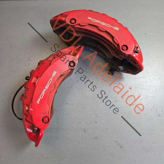 7PP 615 149 AQ 7PP 615 150 AQ   Pair of Porsche Cayenne 955 957 958 Front Brake Calipers Brembo 360mm 6x Piston