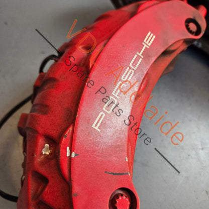 7PP 615 149 AQ 7PP 615 150 AQ   Pair of Porsche Cayenne 955 957 958 Front Brake Calipers Brembo 360mm 6x Piston