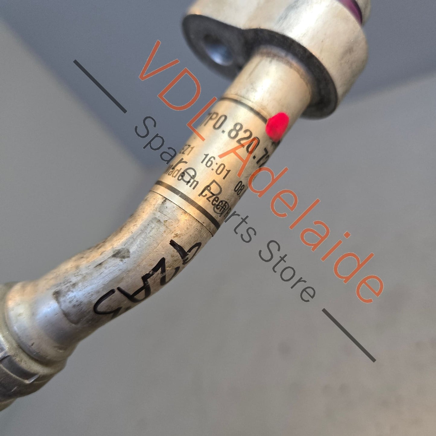 7P0820721A 958 573 721 01   Porsche Cayenne 958 Air Conditioning AC Refrigerant Pressure Hose Pipe 7P0820721A 95857372101