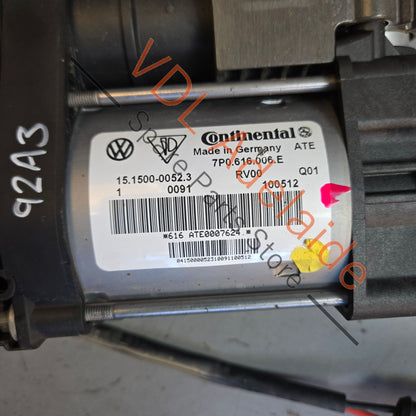 958 698 007 A 7P0616006E   Porsche Cayenne 958 Air Suspension Compressor Pump 958698007A 7P0616006E