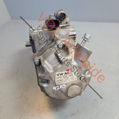 95812601102 7P0820803G   Genuine AC Conpressor Porsche Cayenne & Panamera 3.0 HYBRID 95812601102