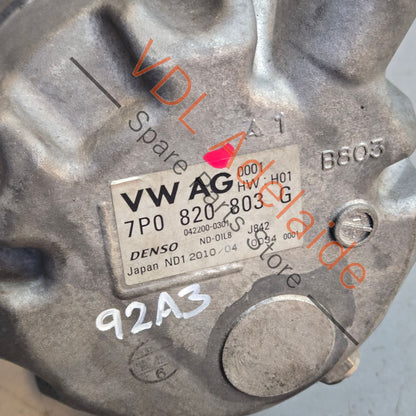 95812601102 7P0820803G   Genuine AC Conpressor Porsche Cayenne & Panamera 3.0 HYBRID 95812601102