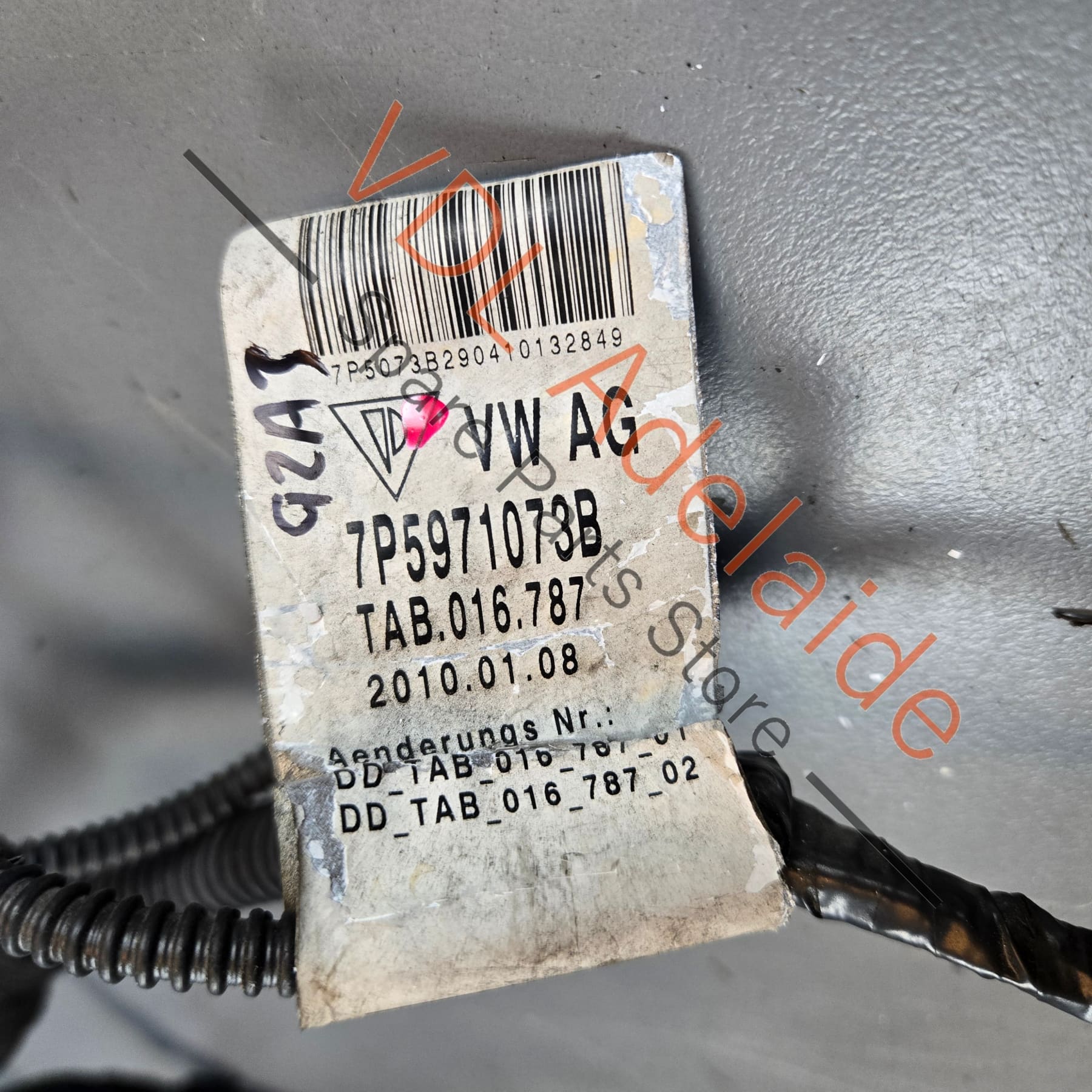 7P5971073B    Porsche Cayenne 958 92A Front Bumper Parking Sensor Wiring Loom Harness 7P5971073B