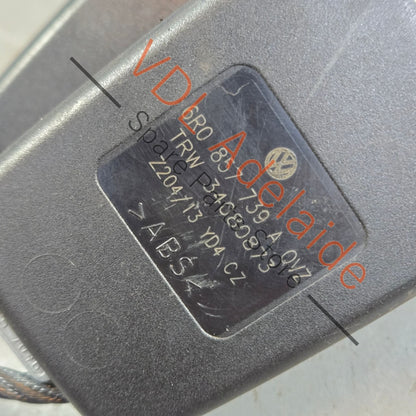 6R0857739A    VW Polo Rear Seatbelt Buckle Clip Clasp 6R0857739A