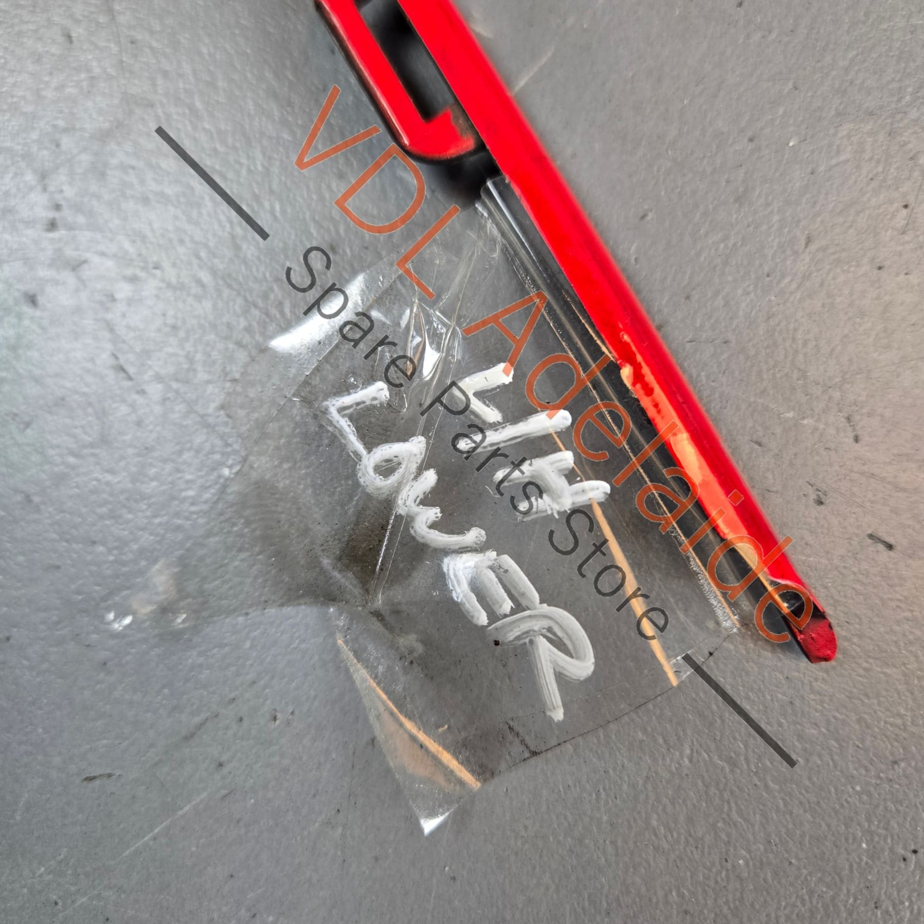 6R0853651RQWD    VW Polo Gti Front Grille Red Stripe Trim Left Lower