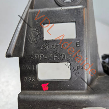 6R0805071    VW Polo 6R Front Bumper Bracket Guide Profile Left 6R0805071E