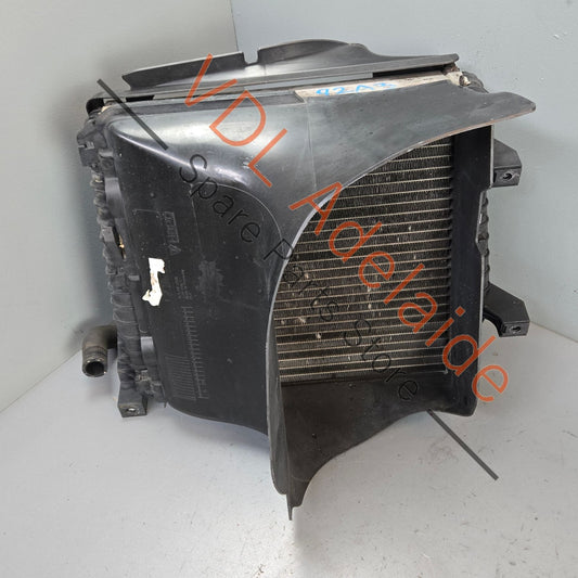 7P0121212 95810621200   Porsche Cayenne 92A 958 Right side Additional Radiator with air guides 95810621200 7P0121212