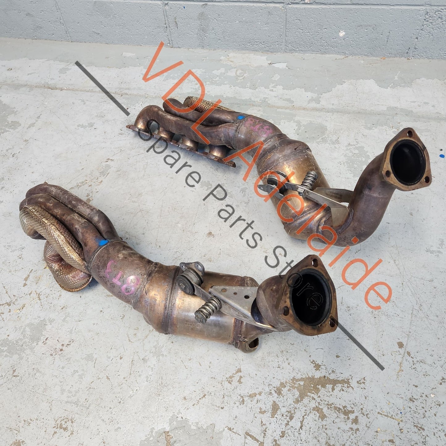 8T0253019EX 8T0253020EX   Audi RS5 Pair of Exhaust Manifolds 8T0253019EX 8T0253020EX