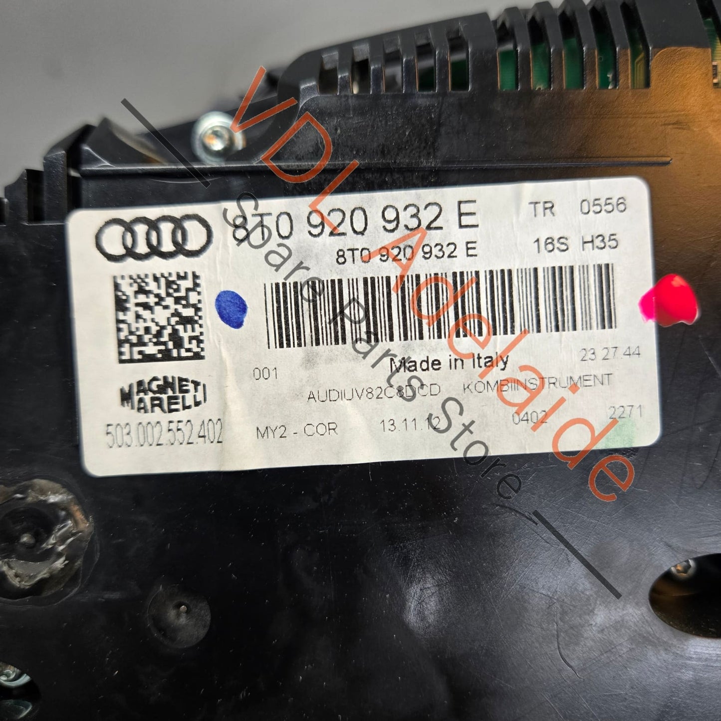 8T0920932E    Audi RS5 Instrument Cluster 320kmh 8T0920932E