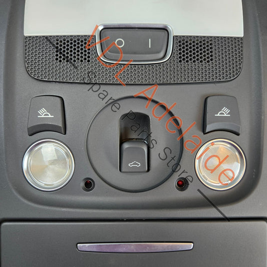 8T0947135BK    Audi RS5 Front Interior Roof Dome Reading Light Sunroof Switch 8T0947135F