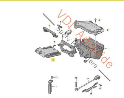 8T2907560E 8T2907560   Audi Rs5 Engine ECU Controller 8T2907560 8T2907560E CFSA 331kw V8 TSI MED17.1.1