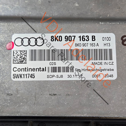 8K0907163B    Audi RS5 Differential Control Unit for AWD 8K0907163B