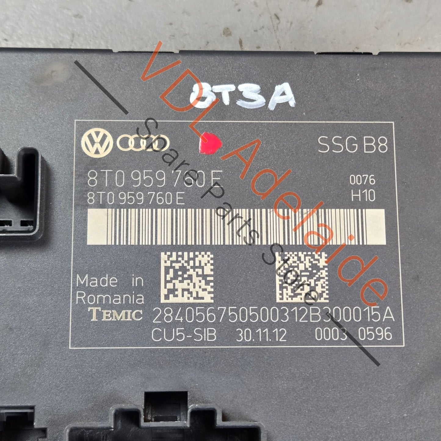8T0959760E    Audi RS5 Power Seat Control Module 8T0959760E