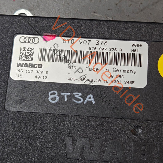 8T0907376    Audi RS5 Adaptive Suspension Controller Control Unit Module 8T0907376