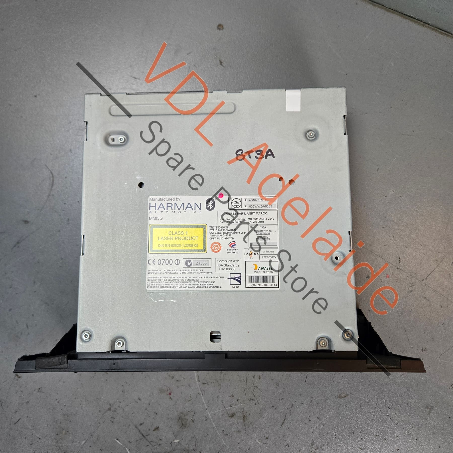 8R2035754B    Audi RS5 MMI3g Navigation Radio Unit Tuner Harman Becker 8R2035754B