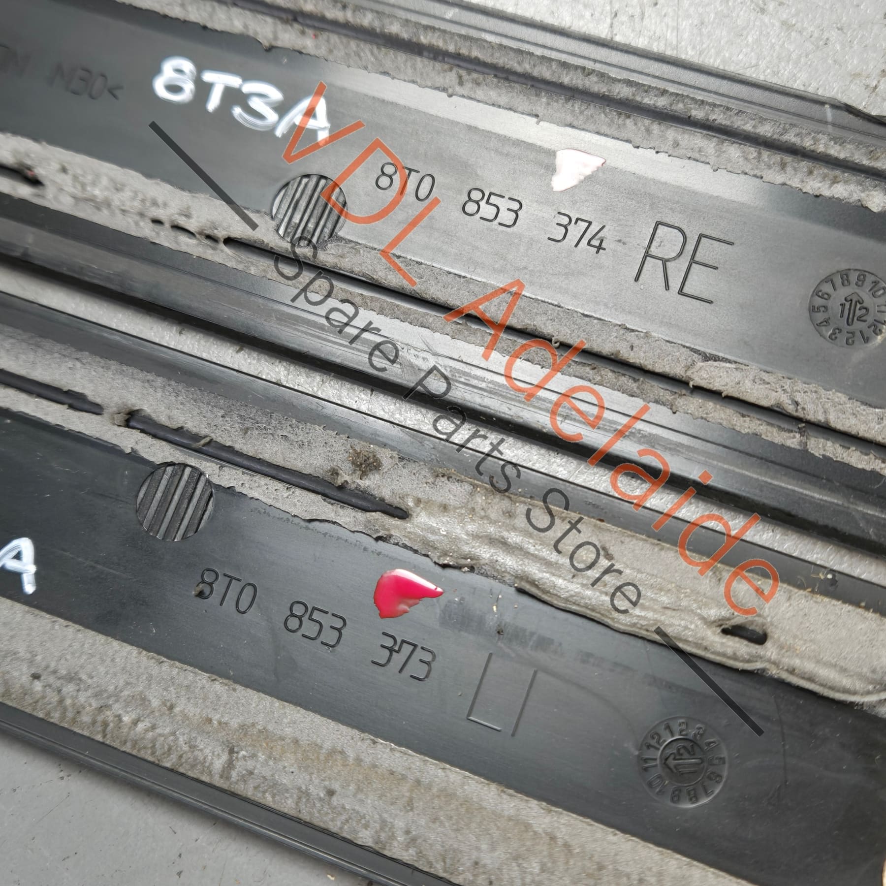 8T0853373M01C 8T0853374M01C   Audi RS5 Door Sill Trim Strip Scuff Plates 8T853373M 8T853374M Left & Right
