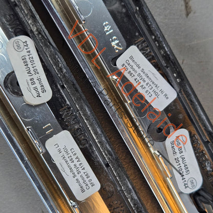 8K0863305AE6T3 8T0867409AF6T3 8T0867419AF6T3  Audi RS5 Set of Carbon Fibre Interior Trim Set Doors and Console 8T0867409AF 6T3 8K0863305AE 6T3
