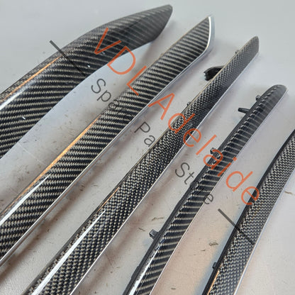 8K0863305AE6T3 8T0867409AF6T3 8T0867419AF6T3  Audi RS5 Set of Carbon Fibre Interior Trim Set Doors and Console 8T0867409AF 6T3 8K0863305AE 6T3