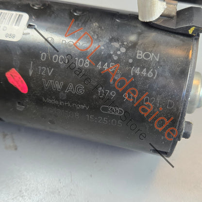 079911021G 079911021D   Audi RS5 Starter Motor 079911021D 079911021G 1.4kw