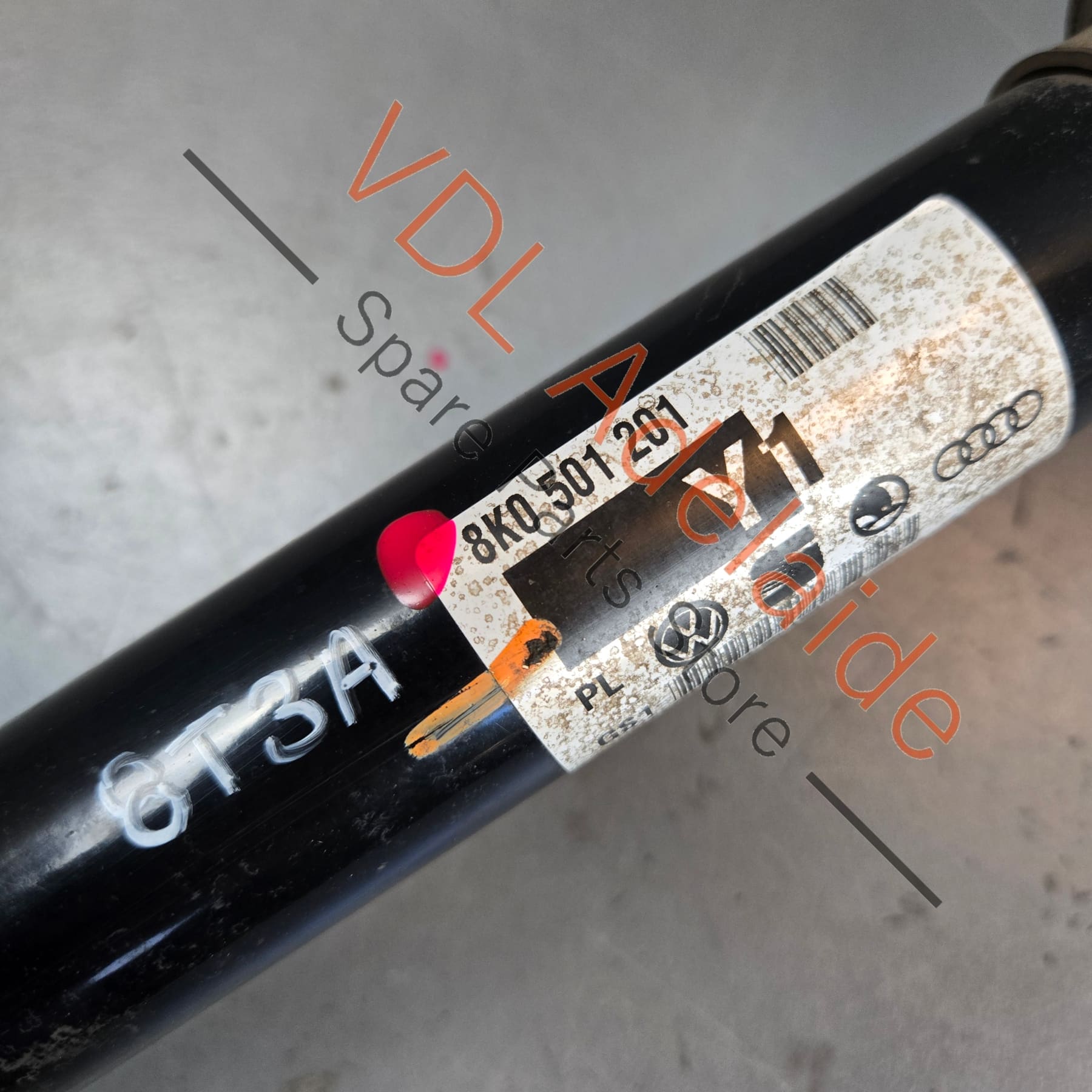 8K0501201    Audi RS5 Rear Driveshaft Axle 8K0501201 Left