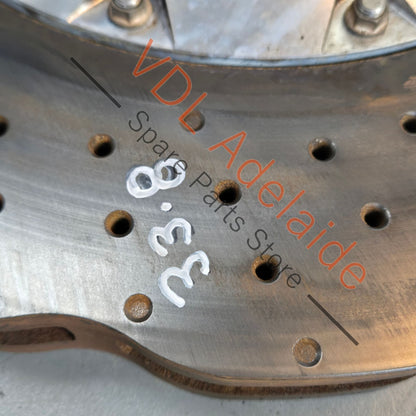 DBA52834 8T0615301   Audi R8 RS4 RS5 Front Brake Disc Rotors Pair with Hats DBA52834 8T0615301 365 x 34 Wavey
