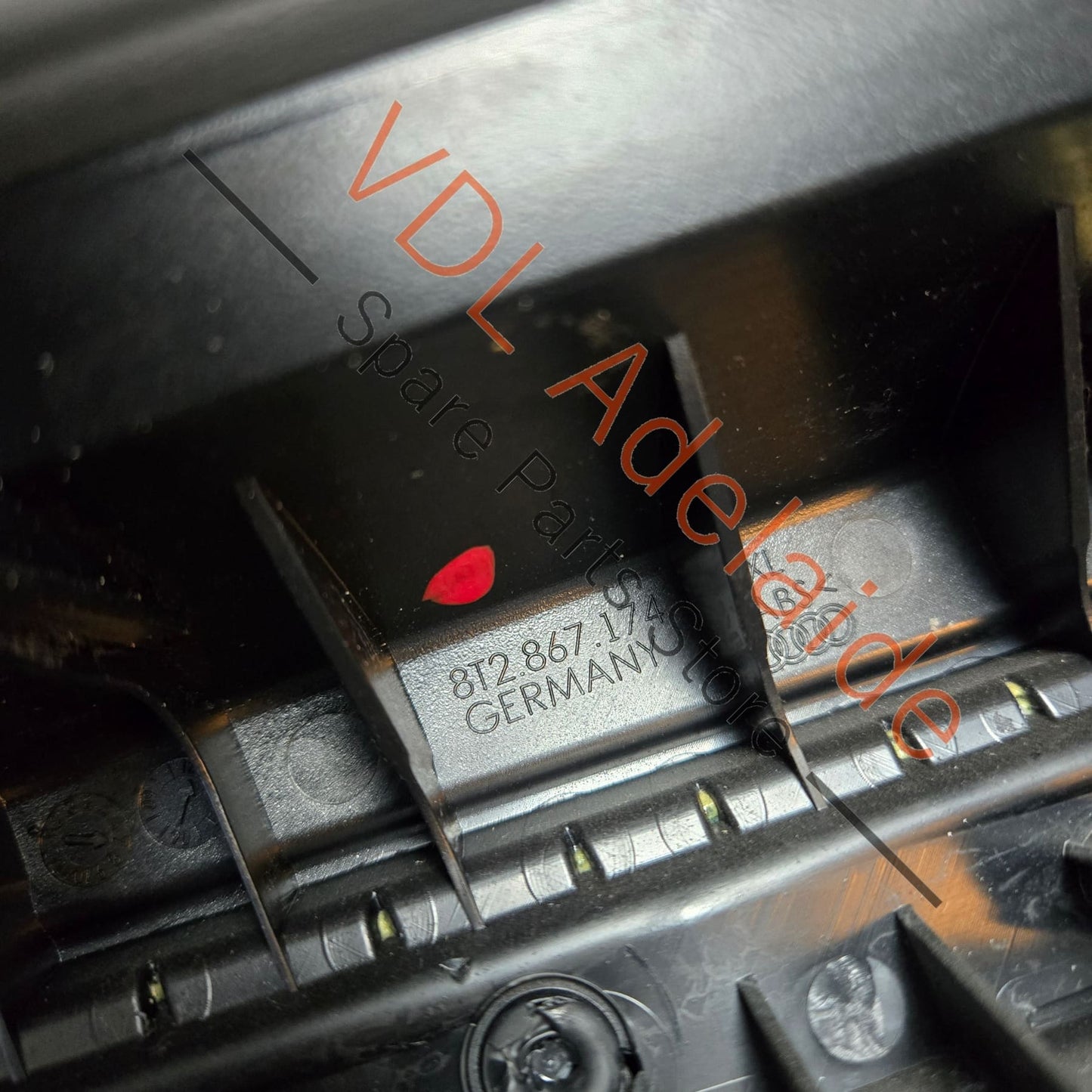 8T2867174AWJC 8T2867172A   Audi RS5 Right Side Arm Rest Trim Interior Door Handle Grip Leather 8T2867172A 8T2867174A WJC